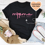 Mama Custom Tee Peachy Sunday