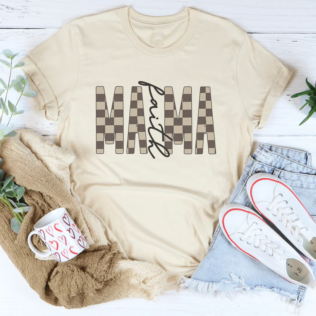 Mama Faith Tee Peachy Sunday
