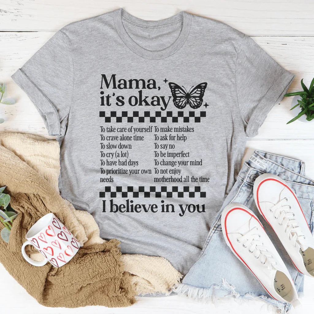 Mama It's Okay Tee Peachy Sunday