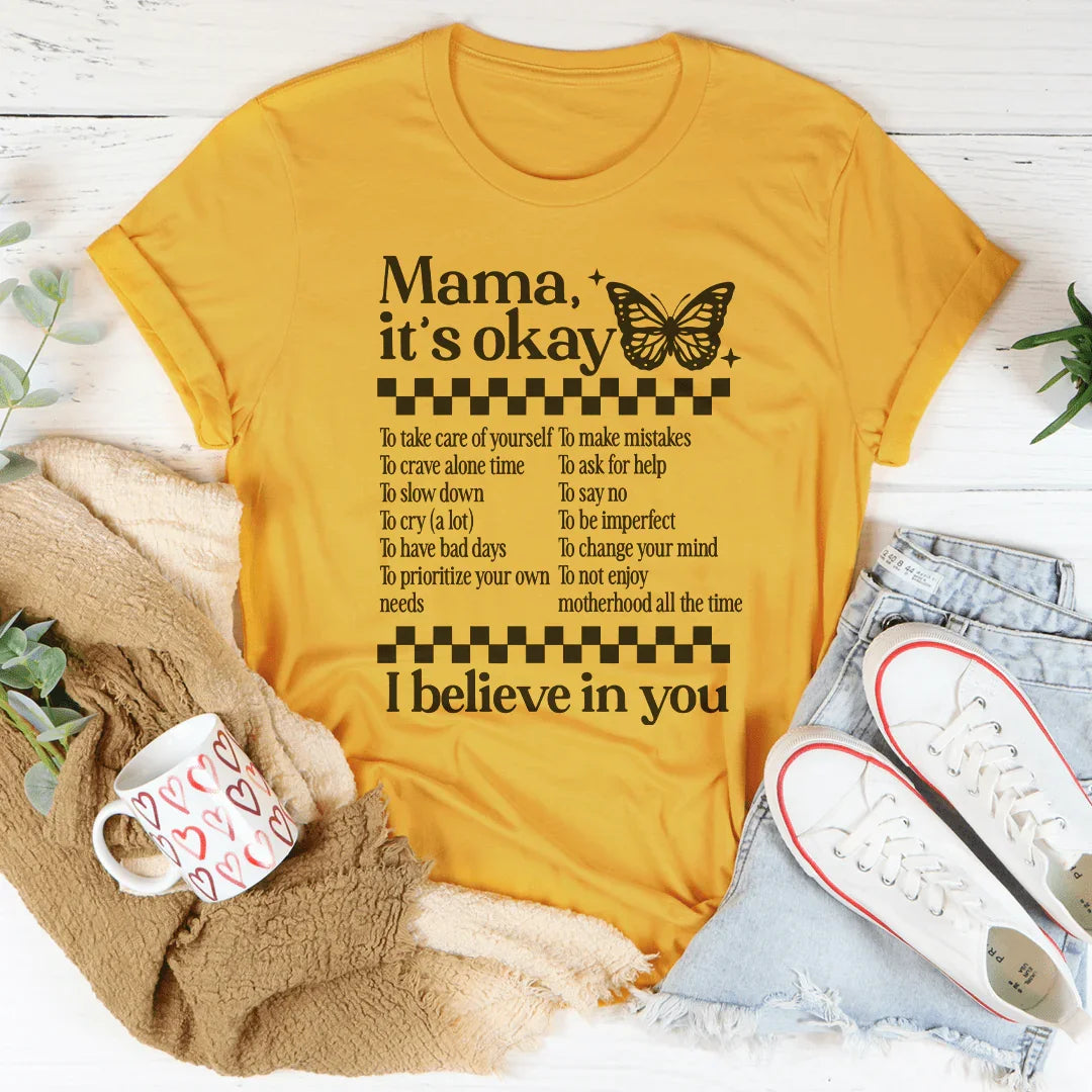 Mama It's Okay Tee Peachy Sunday