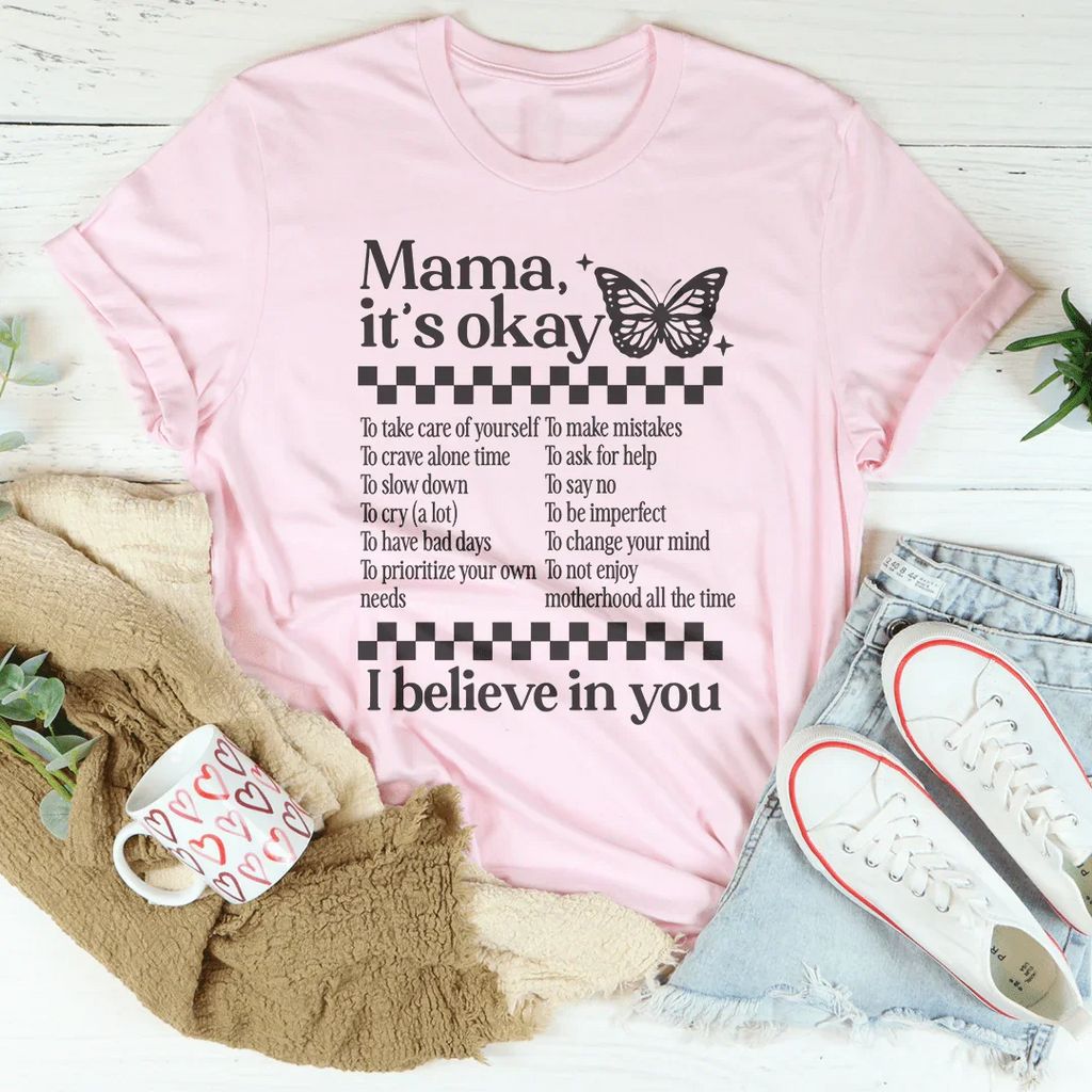 Mama It's Okay Tee Peachy Sunday