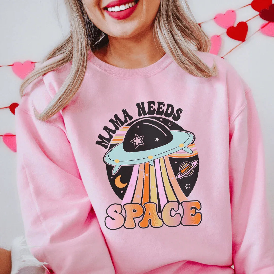 Mama Needs A Break Sweatshirt Peachy Sunday