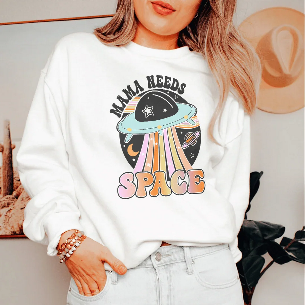Mama Needs A Break Sweatshirt Peachy Sunday
