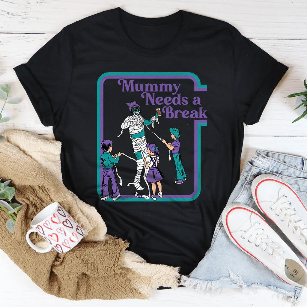 Mama Needs a Break Tee Peachy Sunday