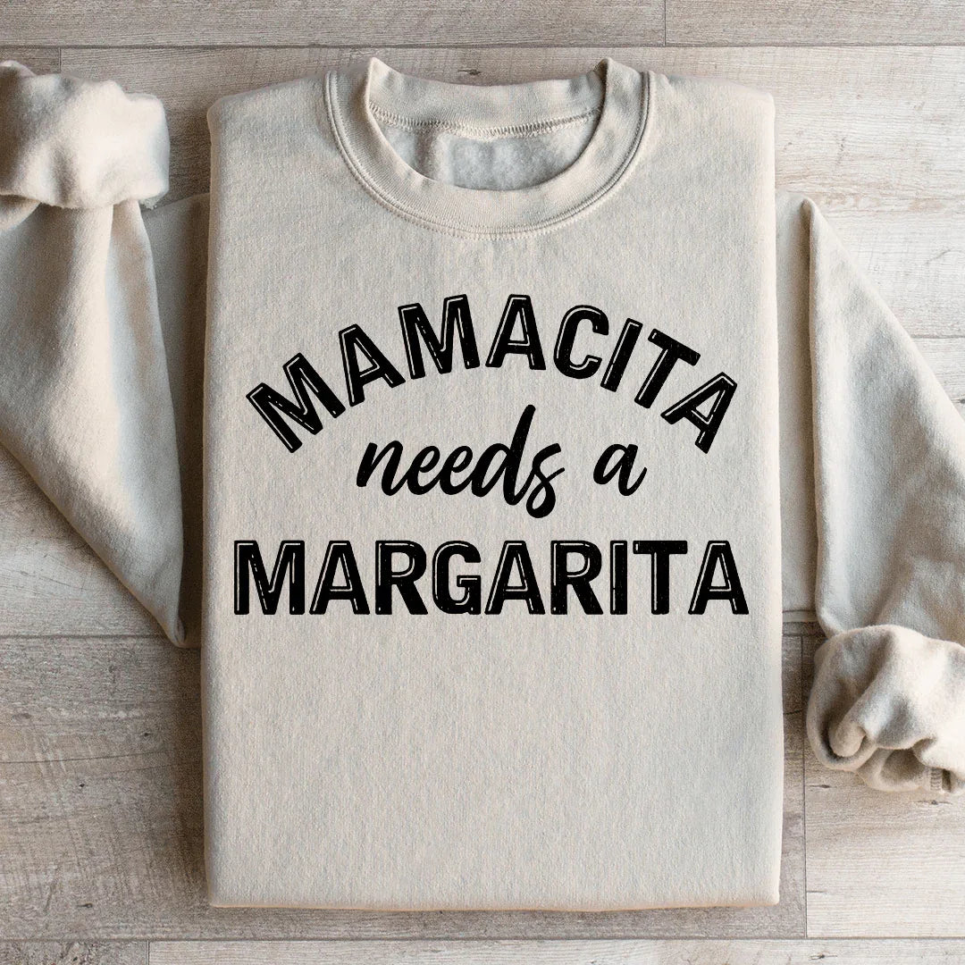 Mamacita Needs A Margarita Sweatshirt Peachy Sunday