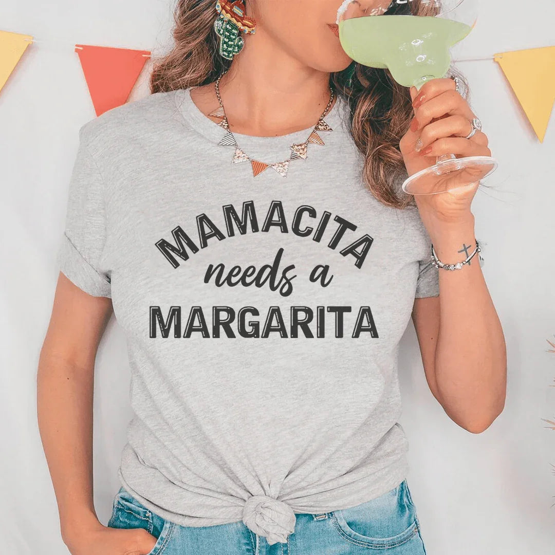 Mamacita Needs A Margarita Tee Peachy Sunday