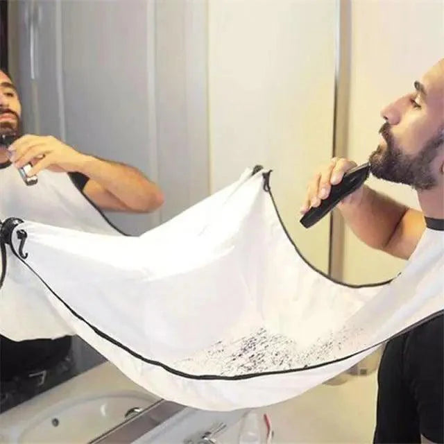 Man Practical Bathroom Waterproof Male Beard Hair Care Shave Portable Apron Mustache Cutting Repair Bib Household Cleaning Tools Stevvex