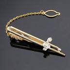 Man's Tie Clip Golden Plating Airplane Shaped Pilot Man's Tie Clip Elegant Airplane Tie Clip Wedding Gift Quality Luxury Gift For Pilot Lightweight Tie Clips