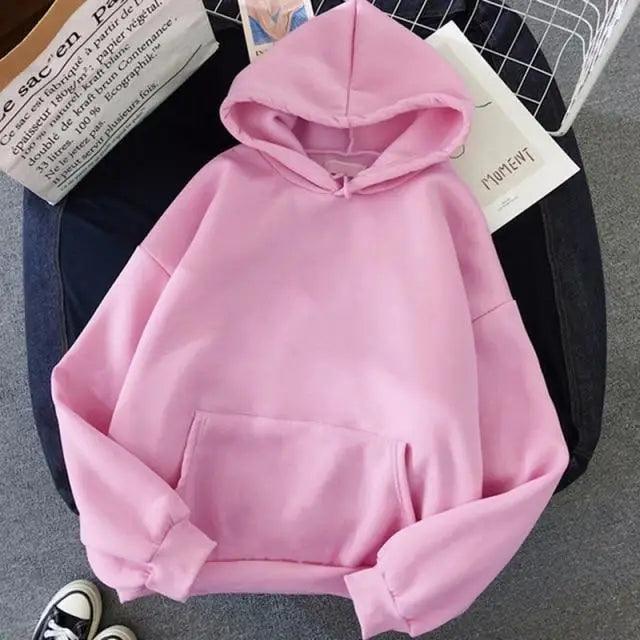 Man Sweatshirt With A Hood Hoodies Ladies Long Sleeve Casual Warm Hoodie Pullover Clothes Unisex Solid Color Print Hoodie Casual Long Sleeve Pullover Hoodie Stevvex