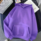 Man Sweatshirt With A Hood Hoodies Ladies Long Sleeve Casual Warm Hoodie Pullover Clothes Unisex Solid Color Print Hoodie Casual Long Sleeve Pullover Hoodie Stevvex