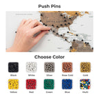 World Map on Canvas - Desert - SJB-DIAMOND ELITES