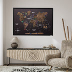 Map on Board LED 2.0 Dark Walnut