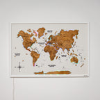 Map on Board LED 2.0 Oak