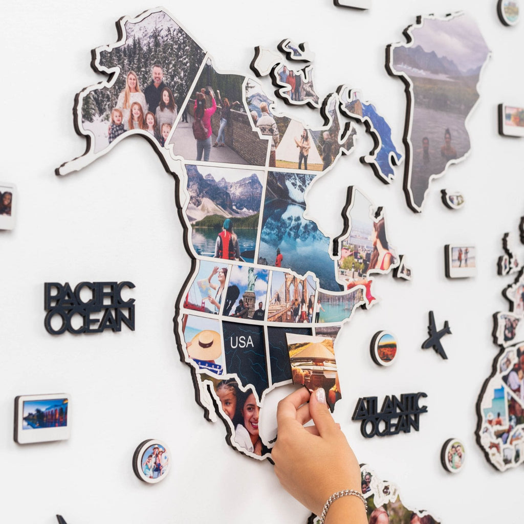 World Photo Map Midnight - SJB-DIAMOND ELITES