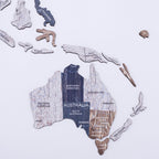 2D Wooden World Map Mystery Enjoy The Wood