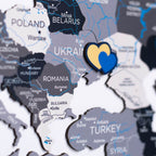 2D Wooden World Map Nordik Enjoy The Wood