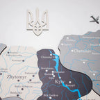 Wooden Map of Ukraine Nordik Enjoy The Wood
