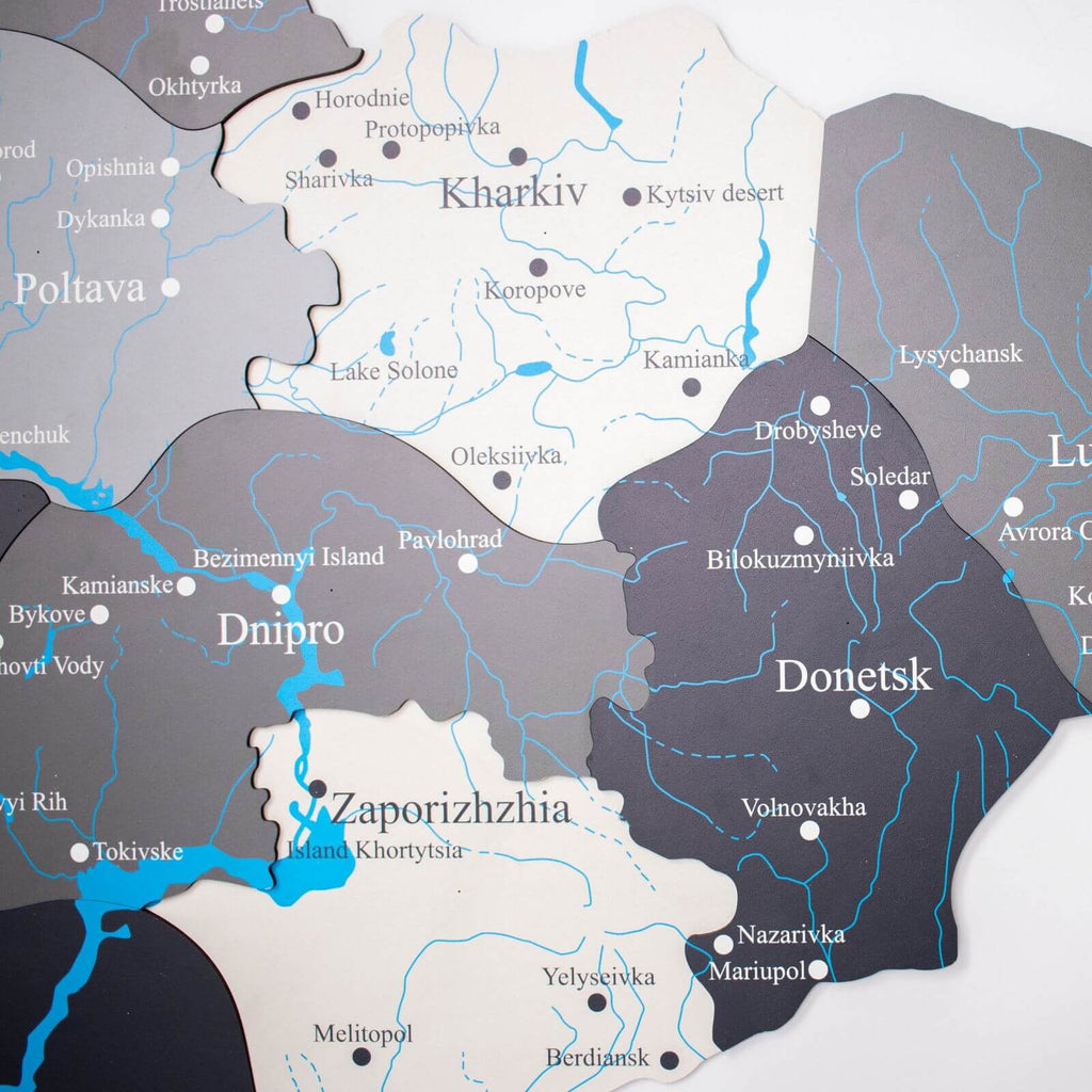 Wooden Map of Ukraine Nordik Enjoy The Wood