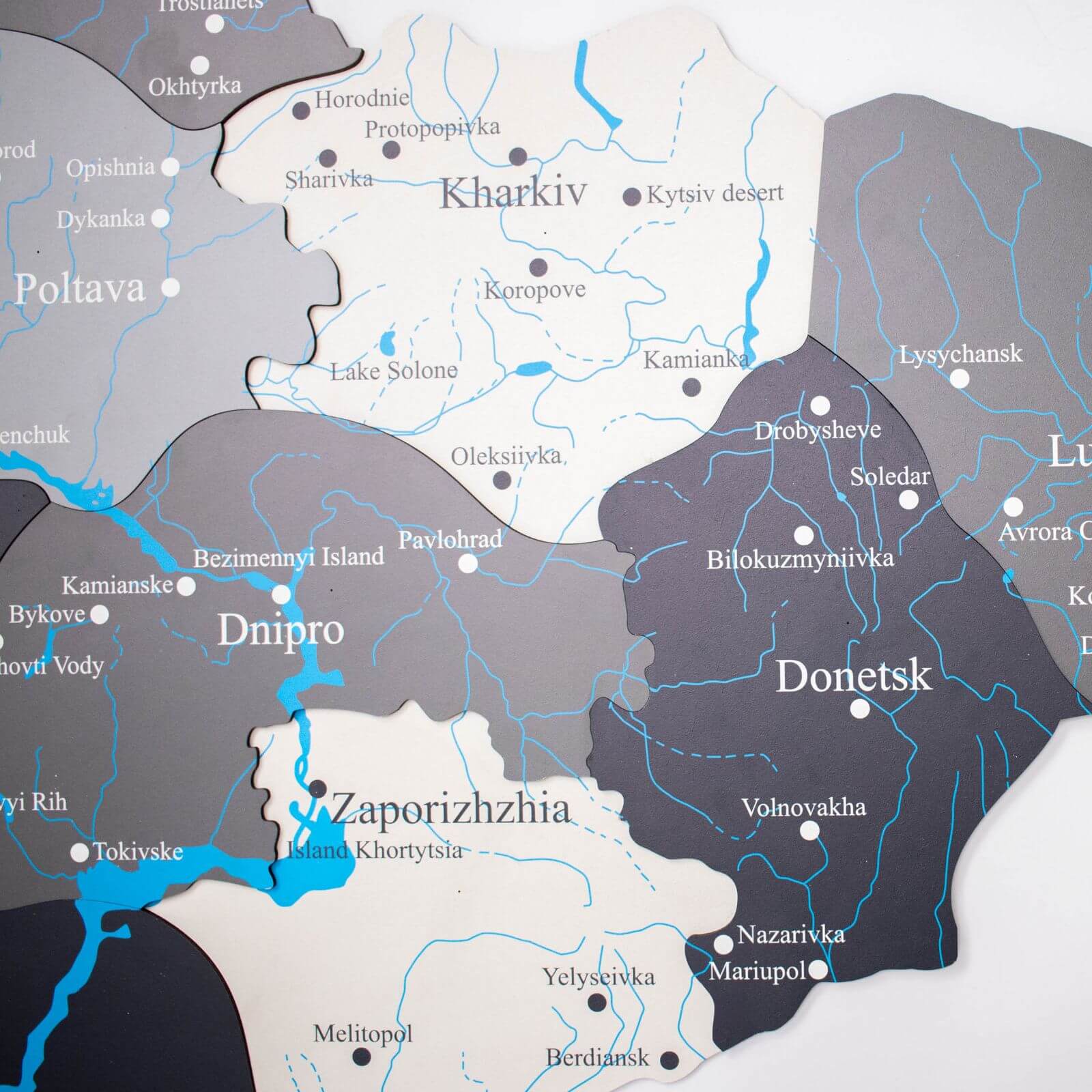 Wooden Map of Ukraine Nordik Enjoy The Wood