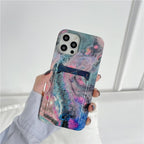 Marble Card Holder Flower Leopard Print Phone Case For iPhone 11 12 13 Pro Max Wallet Soft Silicone Cover Silicone Grey White Shiny Slim Soft Scratch Resistant Case Stevvex