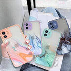 Marble Pattern Aesthetic Silicone Ultra Thin Scratch-Resistant Shockproof Mobile Phone Case For iPhone 11 Case Stylish Soft Camera Protective Cover For iPhone 12 Pro Max Mini XR XS Max X 7 8 Plus Case Stevvex