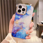 Marble Pattern Slim Shockproof Protective Soft Design for Girls Women Cute Case Cover For iPhone 13 Pro Max Glitter Marble Phone Case For iPhone 12 11 Pro Max XS Max XR Shockproof Cover Stevvex