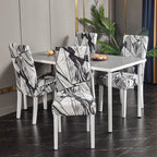 Marble Printed Stretch Chair Cover For Dining Room Office Banquet Chair Protector Elastic Material Armchair Cover  Chair Cover Chair Slipcover Marble Background Texture Parson Chair Stevvex