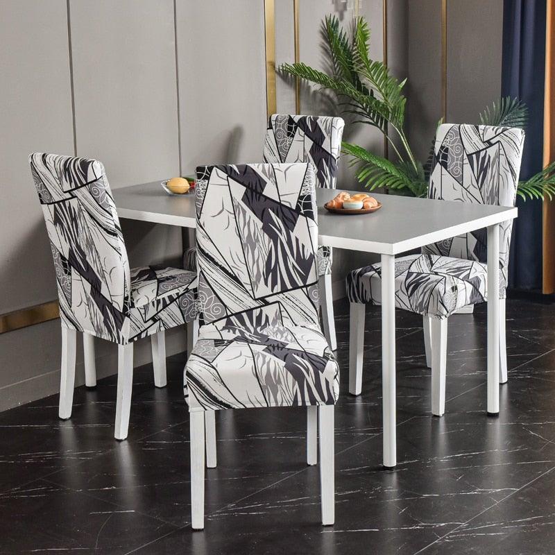 Marble Printed Stretch Chair Cover For Dining Room Office Banquet Chair Protector Elastic Material Armchair Cover  Chair Cover Chair Slipcover Marble Background Texture Parson Chair Stevvex