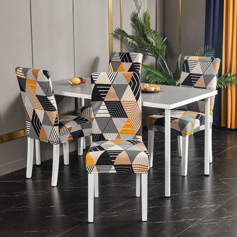 Marble Printed Stretch Chair Cover For Dining Room Office Banquet Chair Protector Elastic Material Armchair Cover  Chair Cover Chair Slipcover Marble Background Texture Parson Chair Stevvex