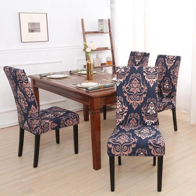 Marble Printed Stretch Chair Cover For Dining Room Office Banquet Chair Protector Elastic Material Armchair Cover  Chair Cover Chair Slipcover Marble Background Texture Parson Chair Stevvex