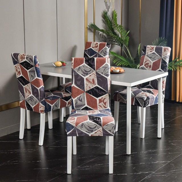 Marble Printed Stretch Chair Cover For Dining Room Office Banquet Chair Protector Elastic Material Armchair Cover  Chair Cover Chair Slipcover Marble Background Texture Parson Chair Stevvex