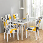 Marble Printed Stretch Chair Cover For Dining Room Office Banquet Chair Protector Elastic Material Armchair Cover  Chair Cover Chair Slipcover Marble Background Texture Parson Chair Stevvex