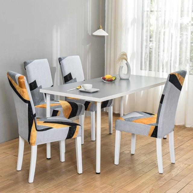 Marble Printed Stretch Chair Cover For Dining Room Office Banquet Chair Protector Elastic Material Armchair Cover  Chair Cover Chair Slipcover Marble Background Texture Parson Chair Stevvex