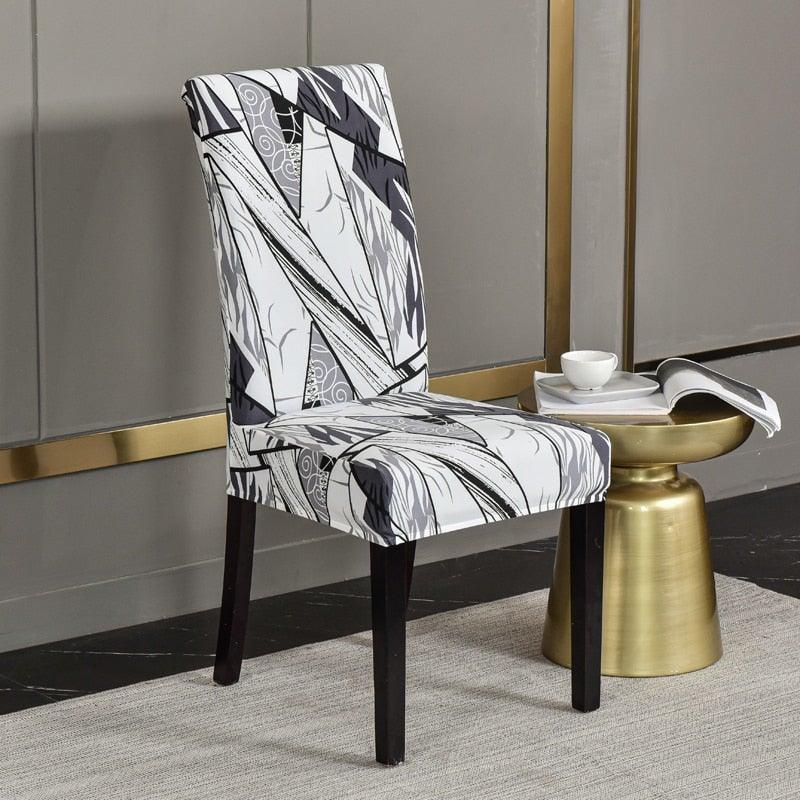 Marble Printed Stretch Chair Cover For Dining Room Office Banquet Chair Protector Elastic Material Armchair Cover  Chair Cover Chair Slipcover Marble Background Texture Parson Chair Stevvex