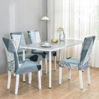 Marble Printed Stretch Chair Cover For Dining Room Office Banquet Chair Protector Elastic Material Armchair Cover  Chair Cover Chair Slipcover Marble Background Texture Parson Chair Stevvex