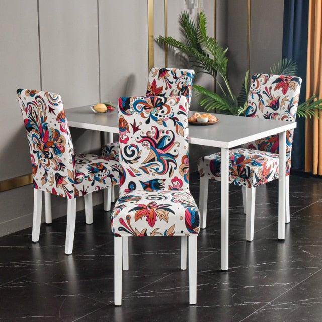Marble Printed Stretch Chair Cover For Dining Room Office Banquet Chair Protector Elastic Material Armchair Cover  Chair Cover Chair Slipcover Marble Background Texture Parson Chair Stevvex