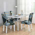 Marble Printed Stretch Chair Cover For Dining Room Office Banquet Chair Protector Elastic Material Armchair Cover  Chair Cover Chair Slipcover Marble Background Texture Parson Chair Stevvex