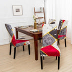 Marble Printed Stretch Chair Cover For Dining Room Office Banquet Chair Protector Elastic Material Armchair Cover  Chair Cover Chair Slipcover Marble Background Texture Parson Chair Stevvex