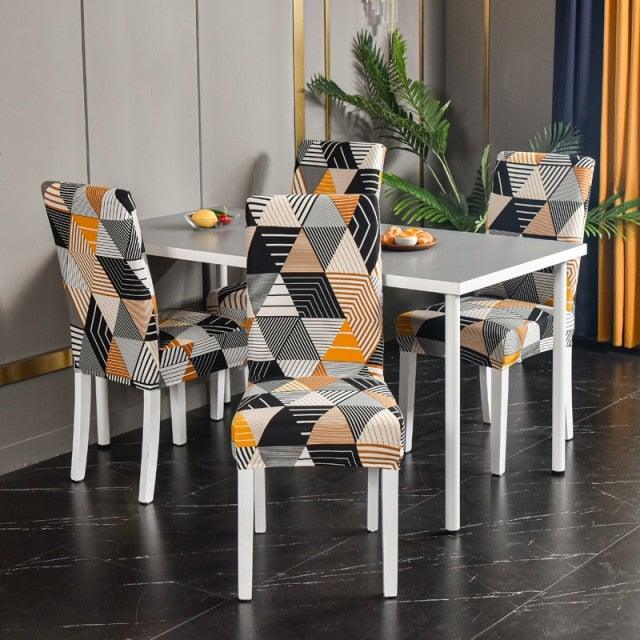 Marble Printed Stretch Chair Cover For Dining Room Office Banquet Chair Protector Elastic Material Armchair Cover  Chair Cover Chair Slipcover Marble Background Texture Parson Chair Stevvex