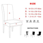 Marble Stretch Chair Cover For Dining Room Anti-Dirty Elastic Seat Cover Removable Slipcover For Banquet Wedding Party Glitter Crackle Chair Covers for Dining Room/Kitchen/Hotel/Ceremony, White Marble Soft Stretch Chair Protectors Removable Washable Slipc Stevvex
