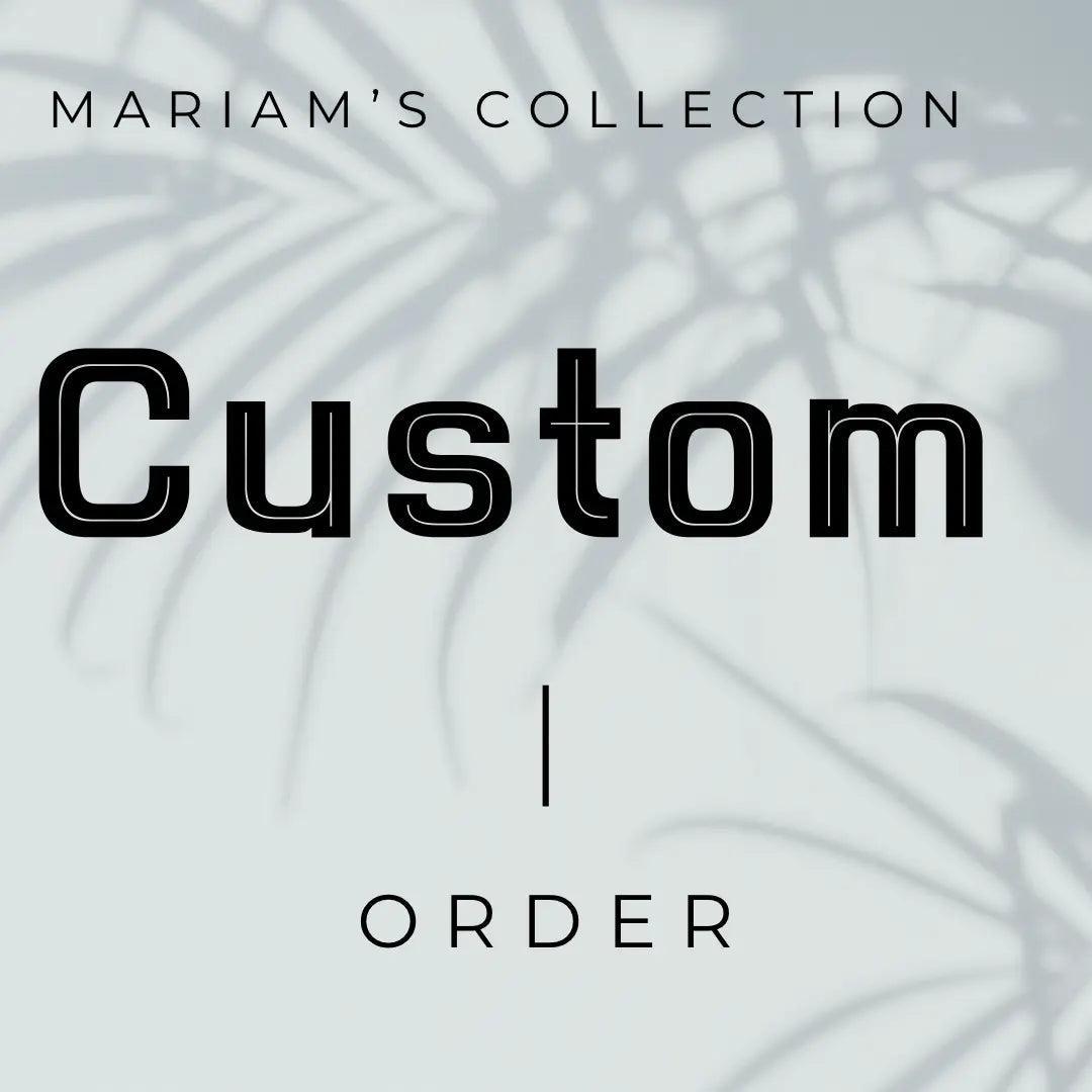 Mariam's Colection Custom Clothing - SJB-DIAMOND ELITES