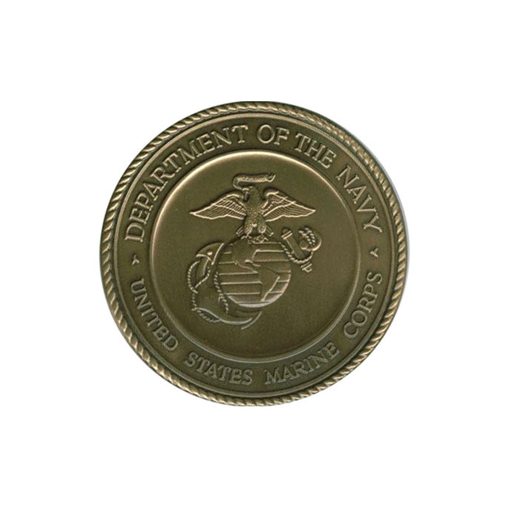 Marine Corps Brass service medallion The Military Gift Store