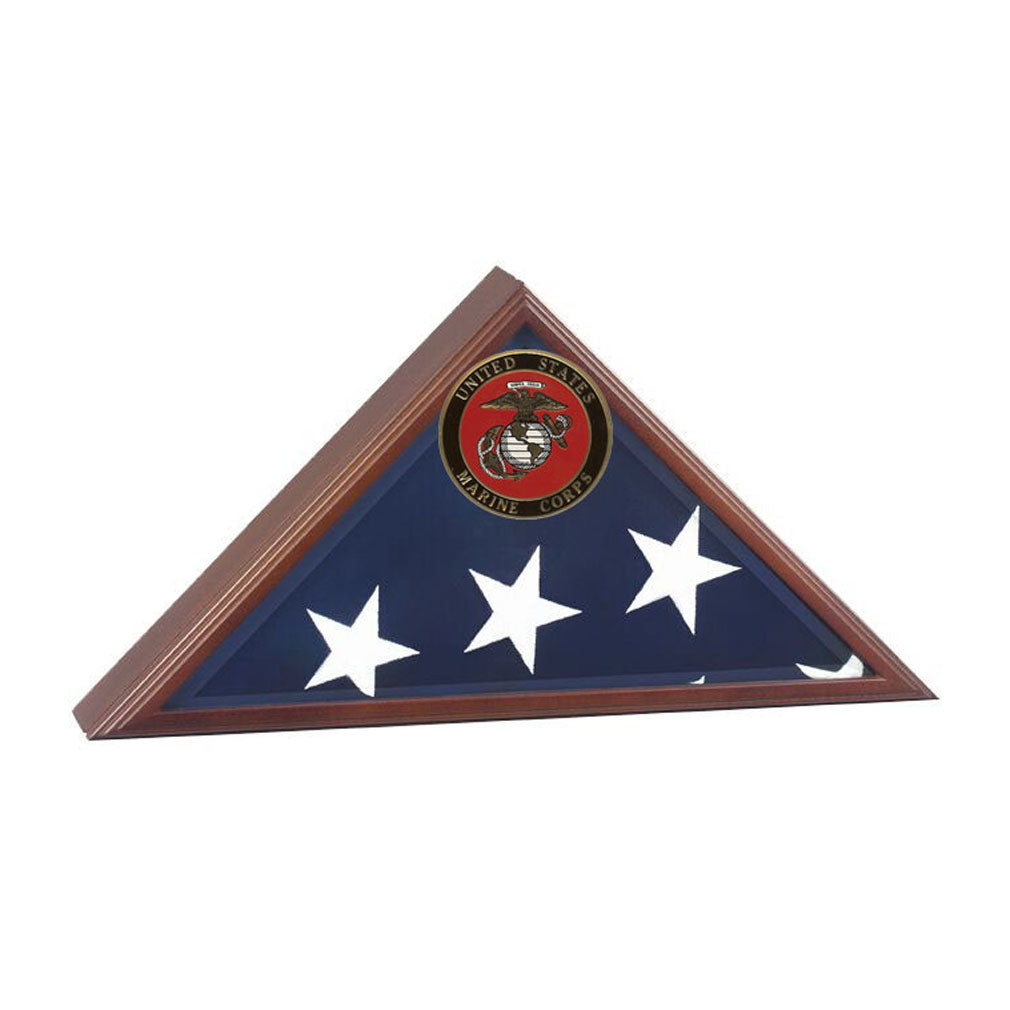 Extra Large American Burial Flag Case, Extra Large Vice Presidential Flag Case The Military Gift Store