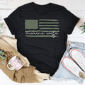 Marine Wife Tee Peachy Sunday