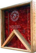 Retirement Flag Case Marine Corp. The Military Gift Store