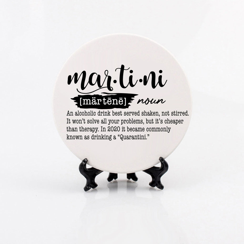 Funny Drink Definition Coasters Set Dictionary Quote Coasters For Bar And Countertop Decor BandsCo Straps