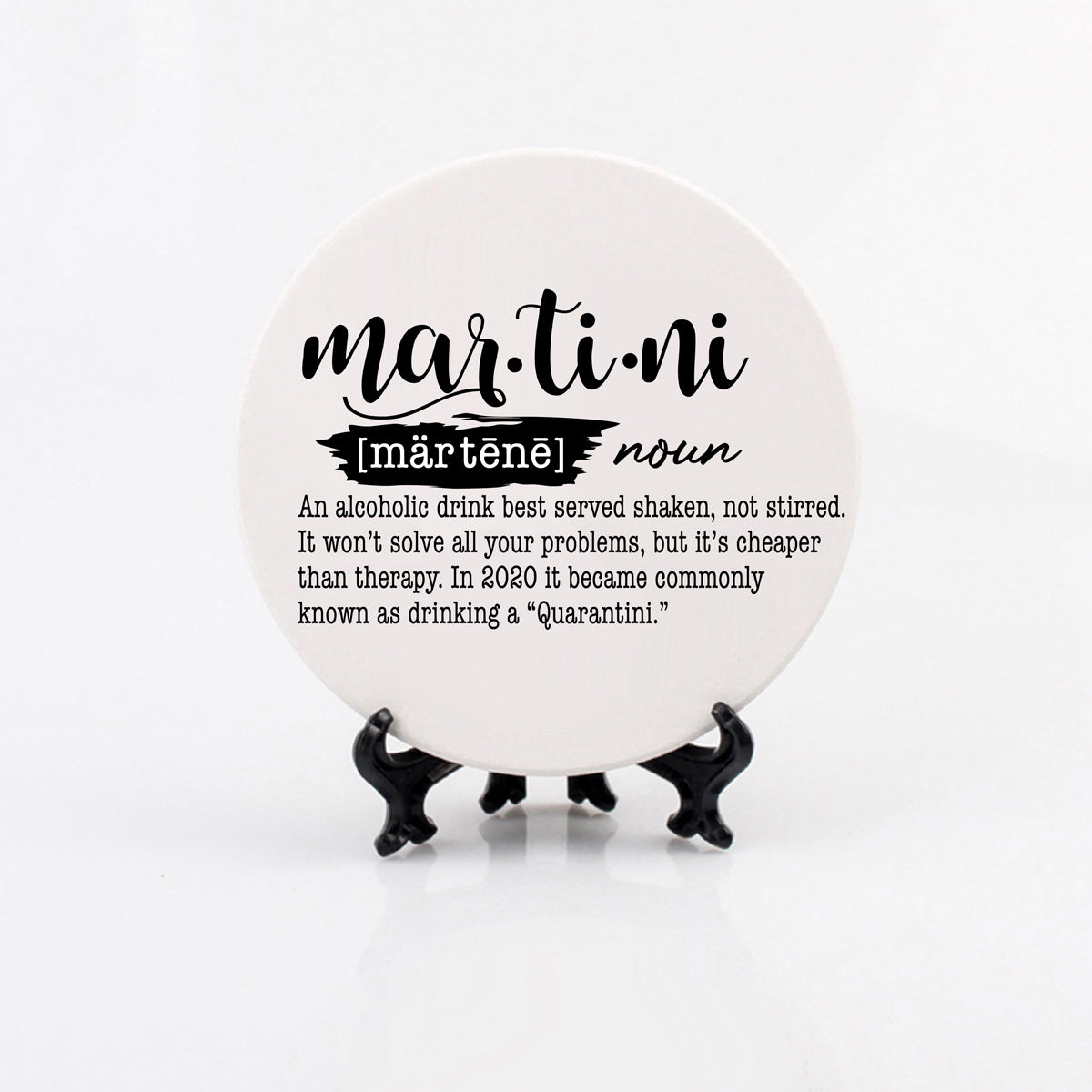 Funny Drink Definition Coasters Set Dictionary Quote Coasters For Bar And Countertop Decor BandsCo Straps