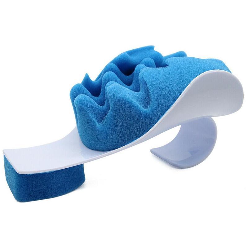 Massage Pillow Support Cervical Pillow Pain Device For Cervical Relax Align Travel Rest Relief Spine Neck Traction Pain Relief and Cervical Spine Alignment Neck and Shoulder Relaxer Cervical Traction Device Neck Stretcher Cervical Spine Alignment Stevvex