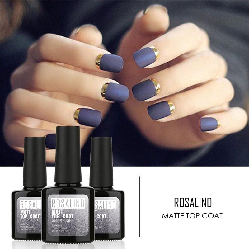 Matt Nail Polish UV/LED Gel 10ml Long Lasting Gorgeous Matt Effect Fashion Design For Womens Stevvex