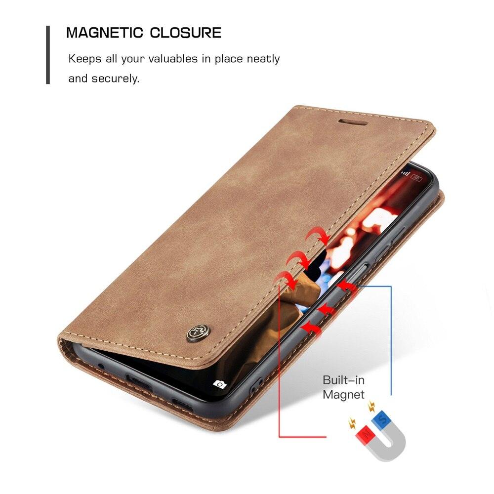 Matte Leather Case for Xiaomi Mi 9T CC9 10T 11T 12T Pro Lite 5G Redmi Note 8 9s 10 11 11S Pro Wallet Flip Cover Poco F3 M3 Pro  Women with Card Holder Kickstand Magnetic Leather Flip Case Stevvex